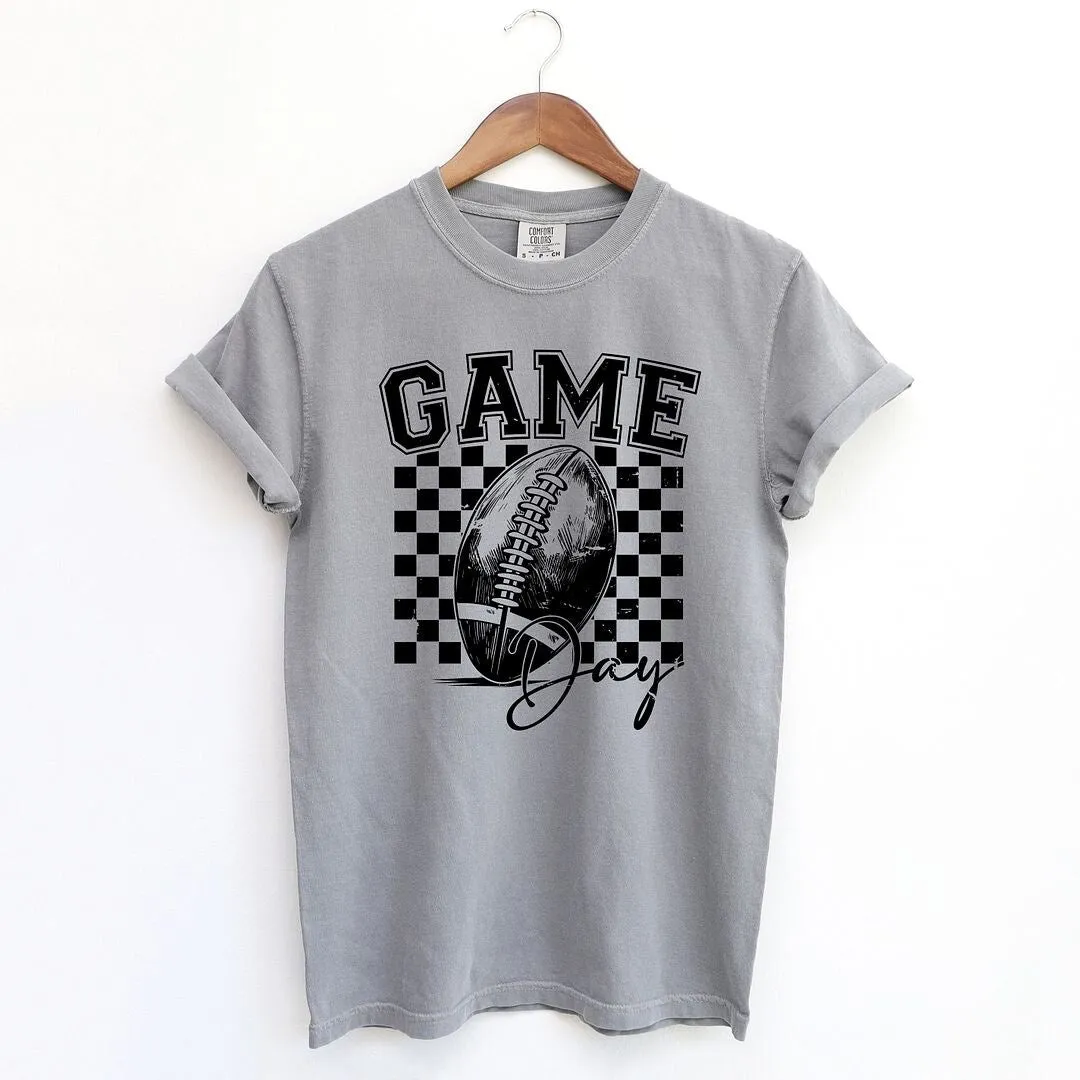 Retro Football Game Day Garment Dyed Tee sold by Zulily