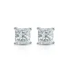 Auriya 18-karat Gold Lab Grown 0.50 carat TDW Princess Diamond Stud Earrings 4-Prong Basket Push-back sold by Zulily