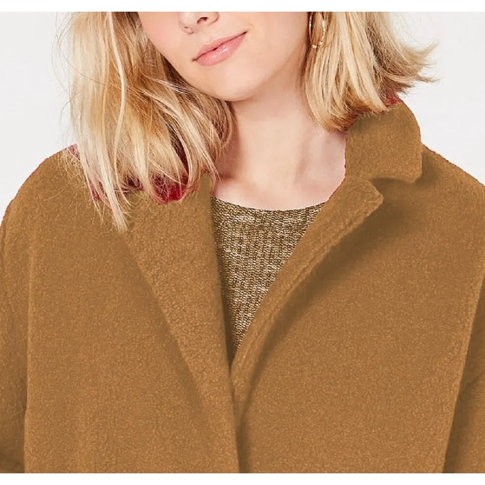 Collection B Juniors Faux-Faux Coat Camel Size Medium sold by Zulily product image thumbnail 3