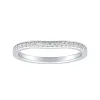 Auriya 1/8ctw Contoured Diamond Wedding Band Platinum sold by Zulily