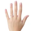 Auriya 1/8ctw Contoured Diamond Wedding Band Platinum sold by Zulily