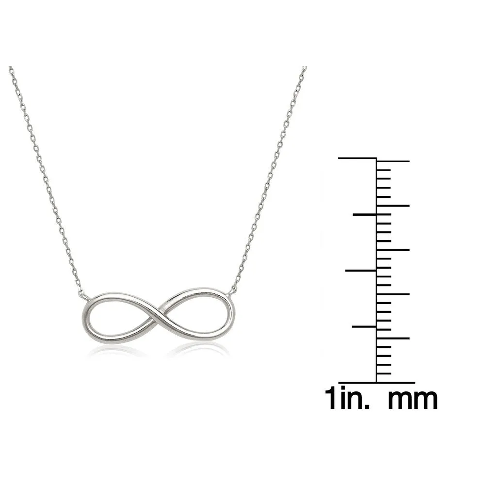 Curata 14k Gold 16-inch Gold Infinity Loop Necklace sold by Zulily product image thumbnail 4