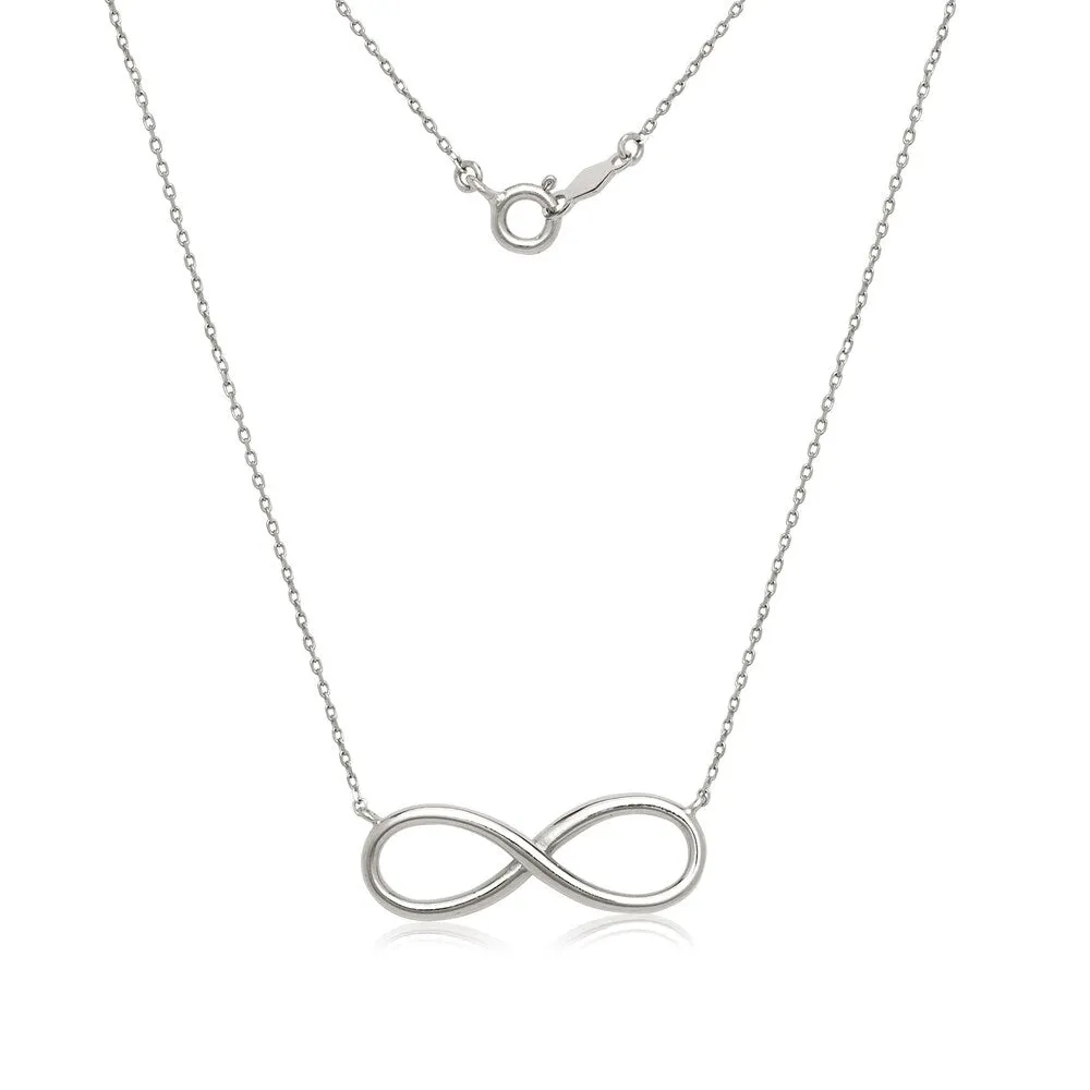 Curata 14k Gold 16-inch Gold Infinity Loop Necklace sold by Zulily product image thumbnail 3