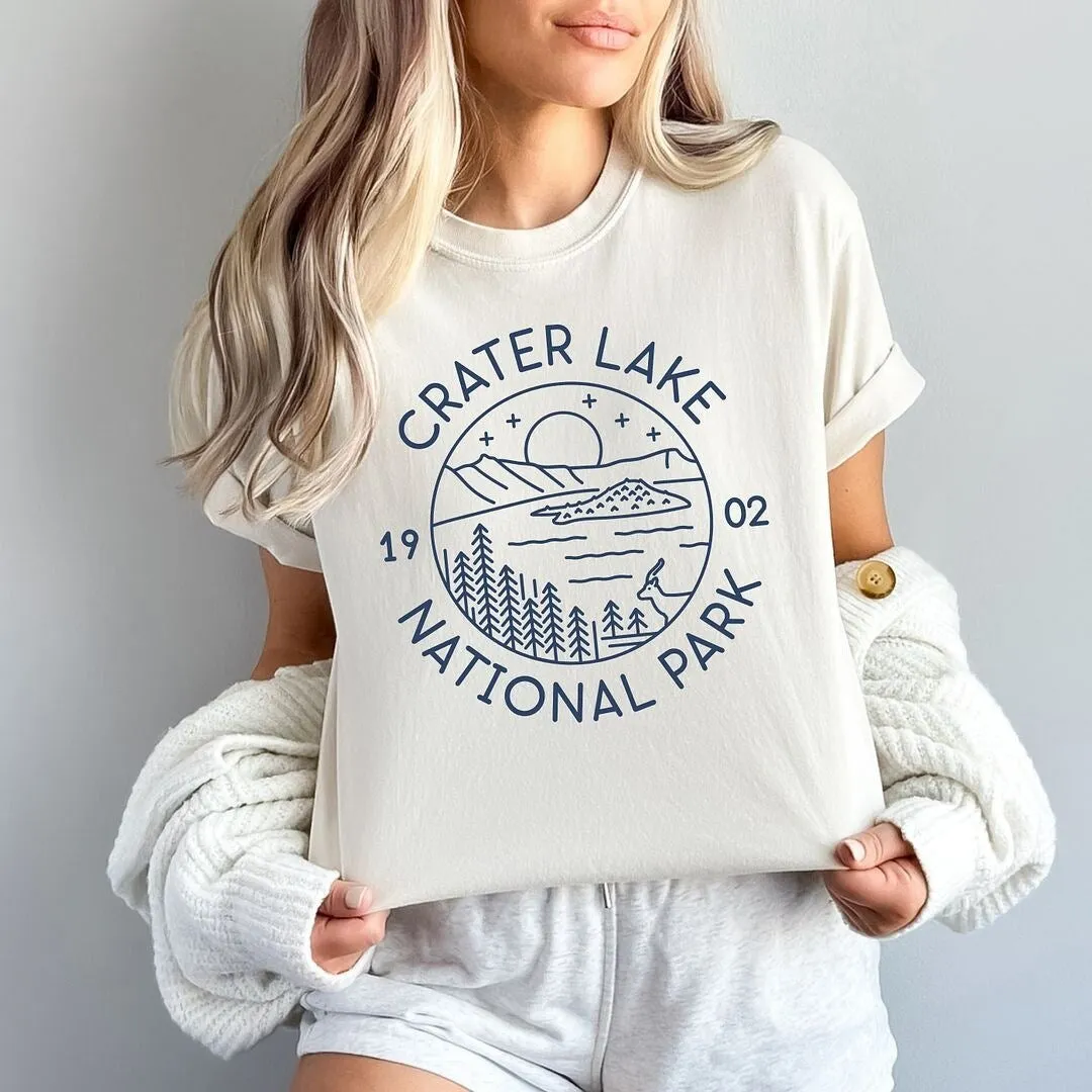 Crater Lake National Park Garment Dyed Tee sold by Zulily product image thumbnail 3