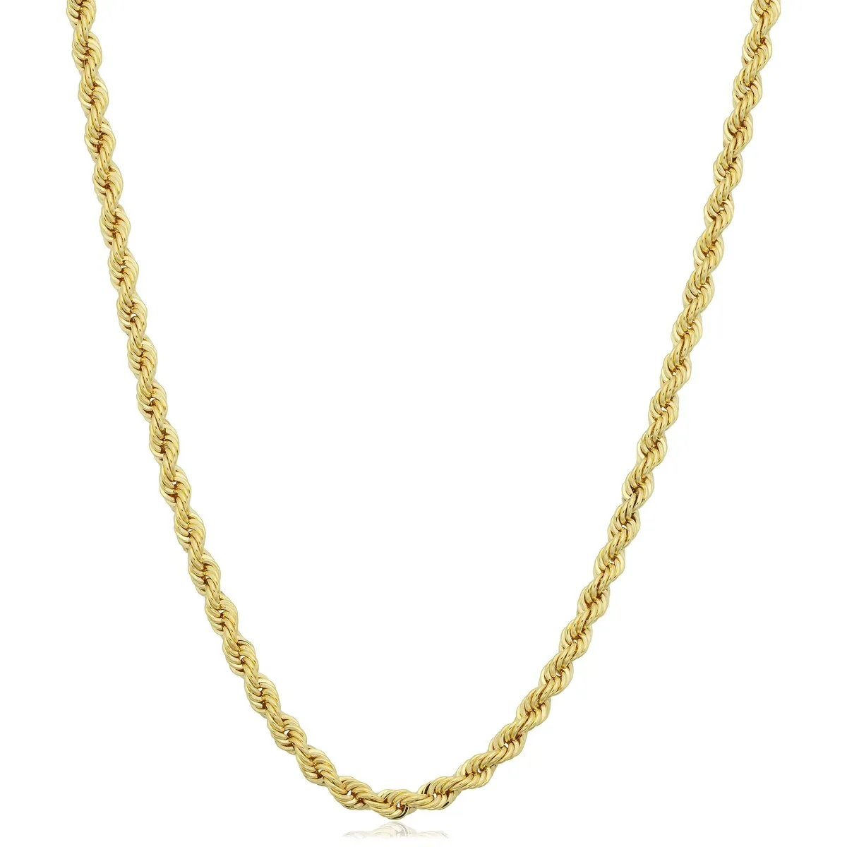 14k Yellow Gold Filled 2.1mm Rope Chain Necklace (16 - 36 inches) sold by Zulily product image thumbnail 4