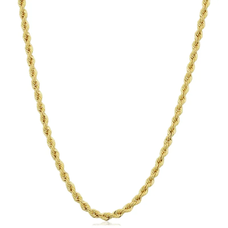 14k Yellow Gold Filled 2.1mm Rope Chain Necklace (16 - 36 inches) sold by Zulily