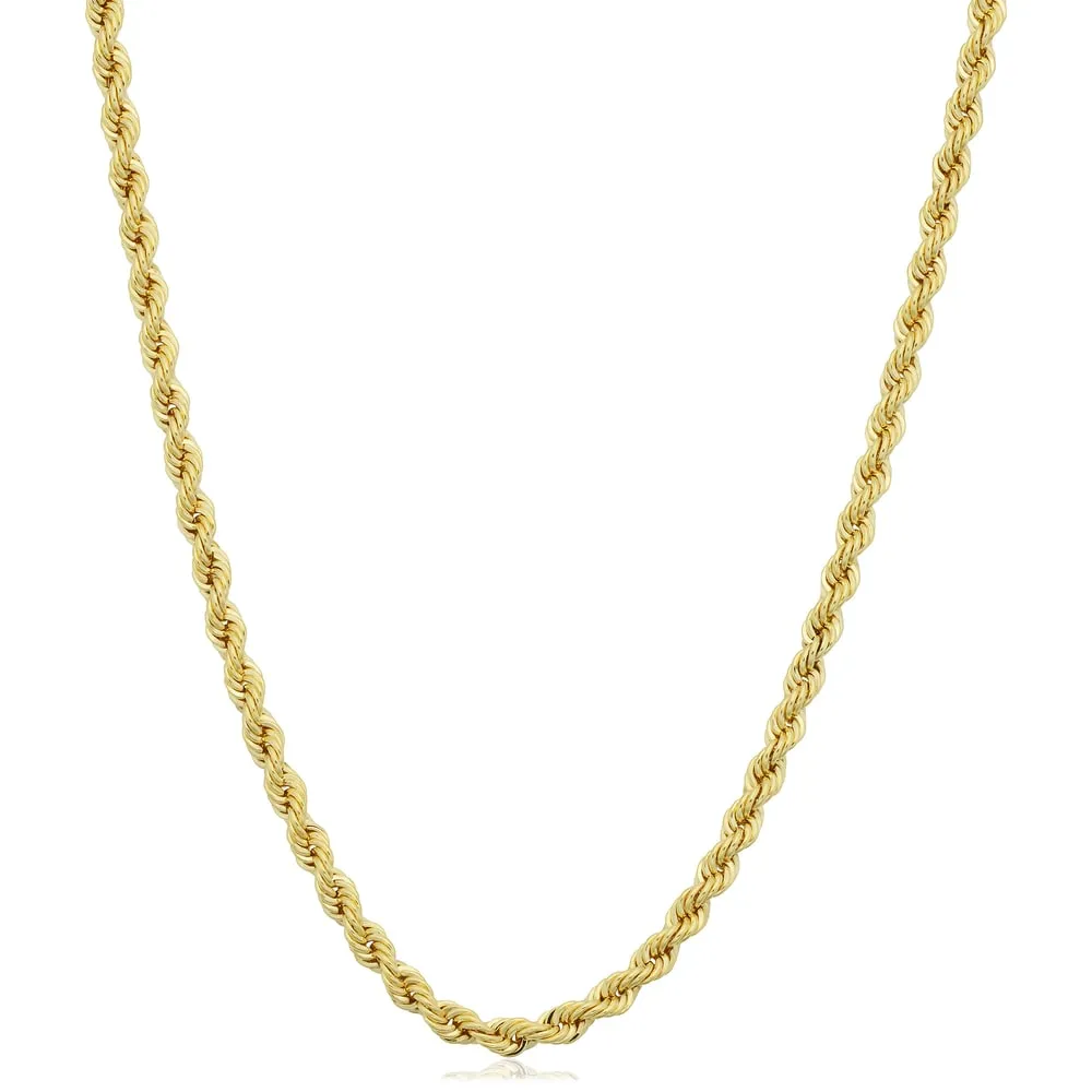 14k Yellow Gold Filled 2.1mm Rope Chain Necklace (16 - 36 inches) sold by Zulily
