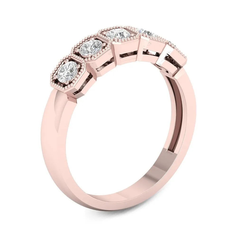 De Couer 14k Gold 1/2ct TDW Diamond Promise Ring sold by Zulily product image thumbnail 4