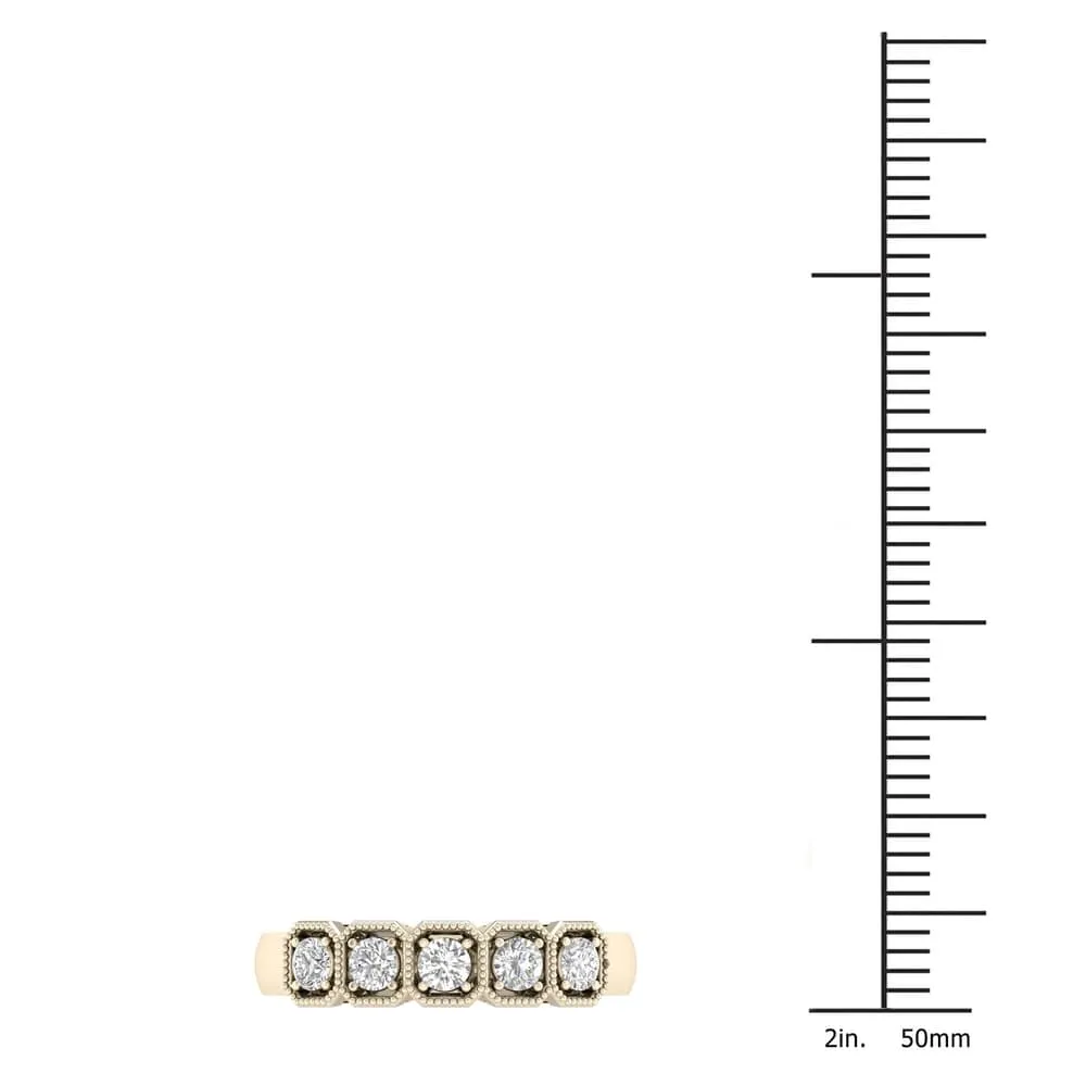 De Couer 14k Gold 1/2ct TDW Diamond Promise Ring sold by Zulily product image thumbnail 2