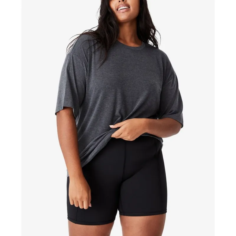 COTTON ON Women's Active Boyfriend T-Shirt Gray Size 16W sold by Zulily
