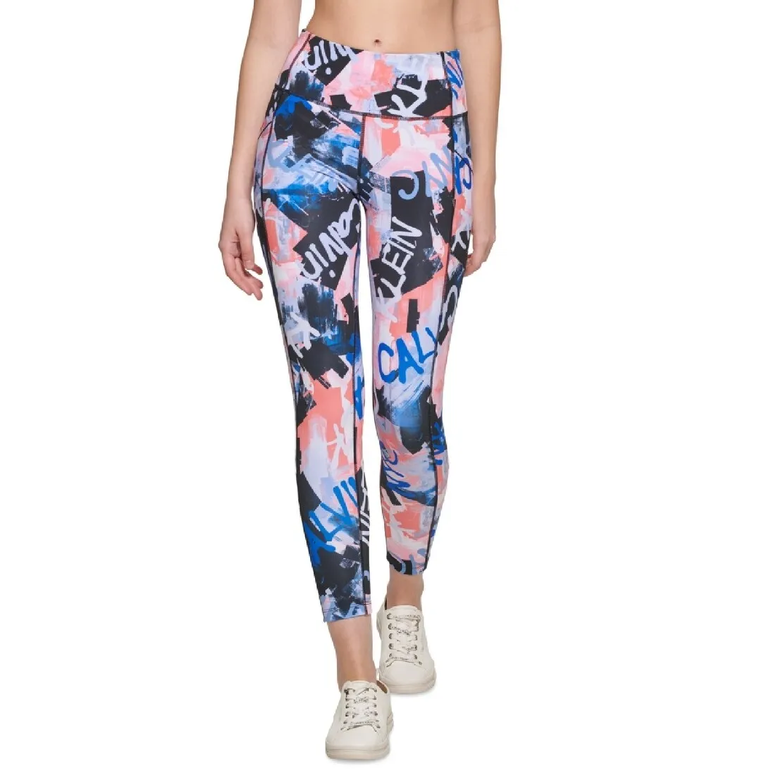 Calvin Klein Women's Printed High Rise 7/8 Leggings Blue Size X-Small sold by Zulily product image thumbnail 2