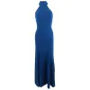 Teeze Me Junior's Halter Gown Blue Size 0 sold by Zulily