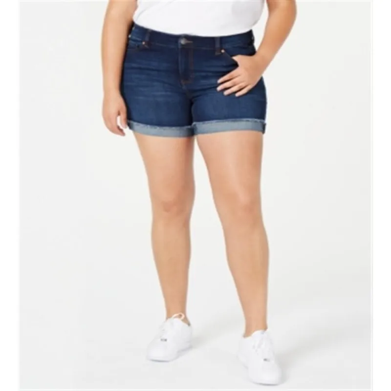 Celebrity Pink Women's Plus Denim Shorts Blue Size 24 sold by Zulily