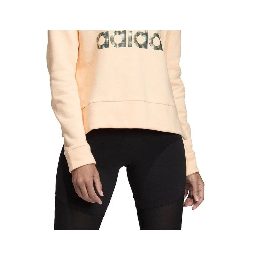 Adidas Women's Glam-Logo Sweatshirt Orange sold by Zulily product image thumbnail 2