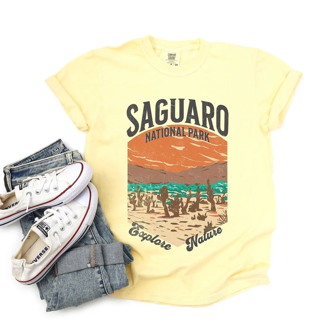 Saguaro National Park Explore More Garment Dyed Tee sold by Zulily product image thumbnail 5