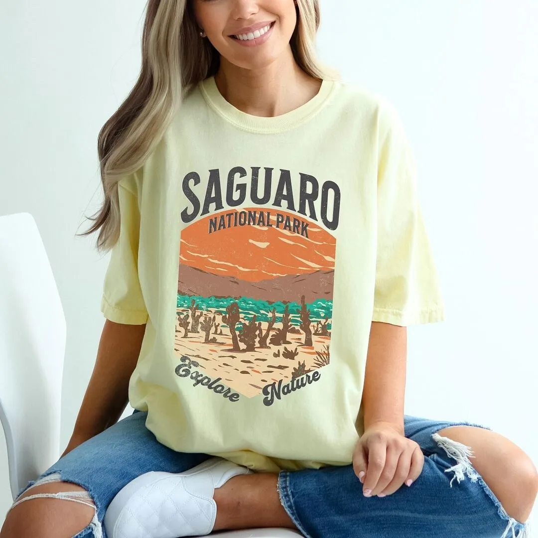 Saguaro National Park Explore More Garment Dyed Tee sold by Zulily product image thumbnail 2