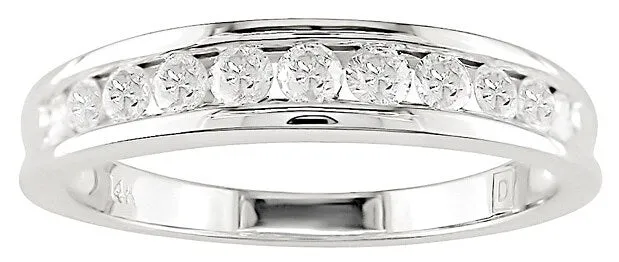 Miadora 14k Yellow Gold 1/2ct TDW Channel-Set Diamond Anniversary Band (G-H,I2-I3) sold by Zulily