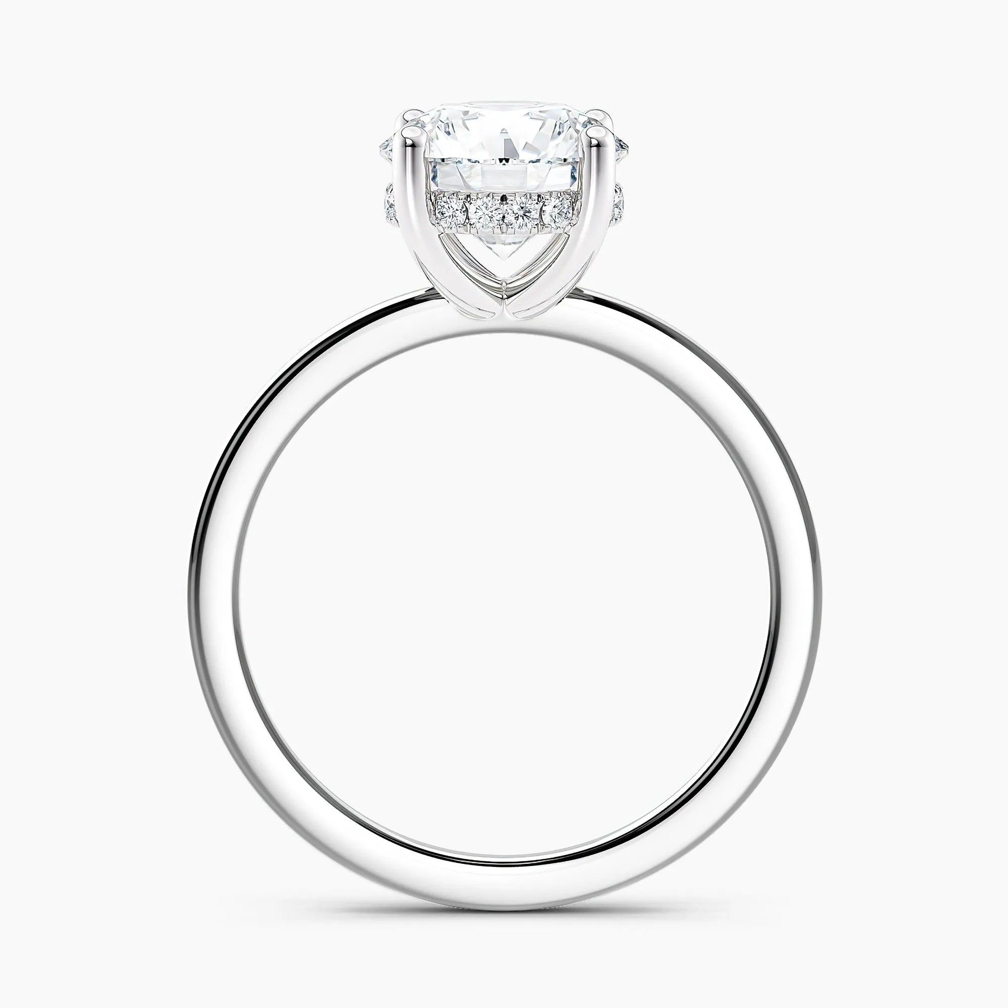 Auriya 14k Gold 2.25ctw Round Hidden-Halo Lab Grown Diamond Engagement Ring sold by Zulily product image thumbnail 4