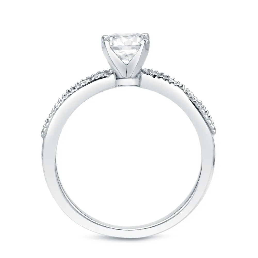 Sterling Silver Men's Italian 6mm Pave Mariner Chain Necklace (18'-30") - White sold by Zulily product image thumbnail 2