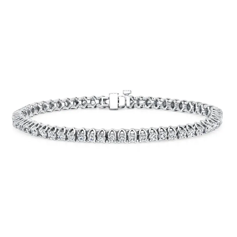 Auriya 3 carat TW Round Diamond Tennis Bracelet 14k Gold sold by Zulily