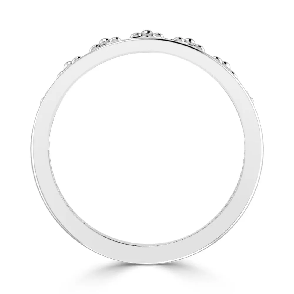 Auriya Stackable Tiara Crown Wedding Band 10K Gold sold by Zulily product image thumbnail 2