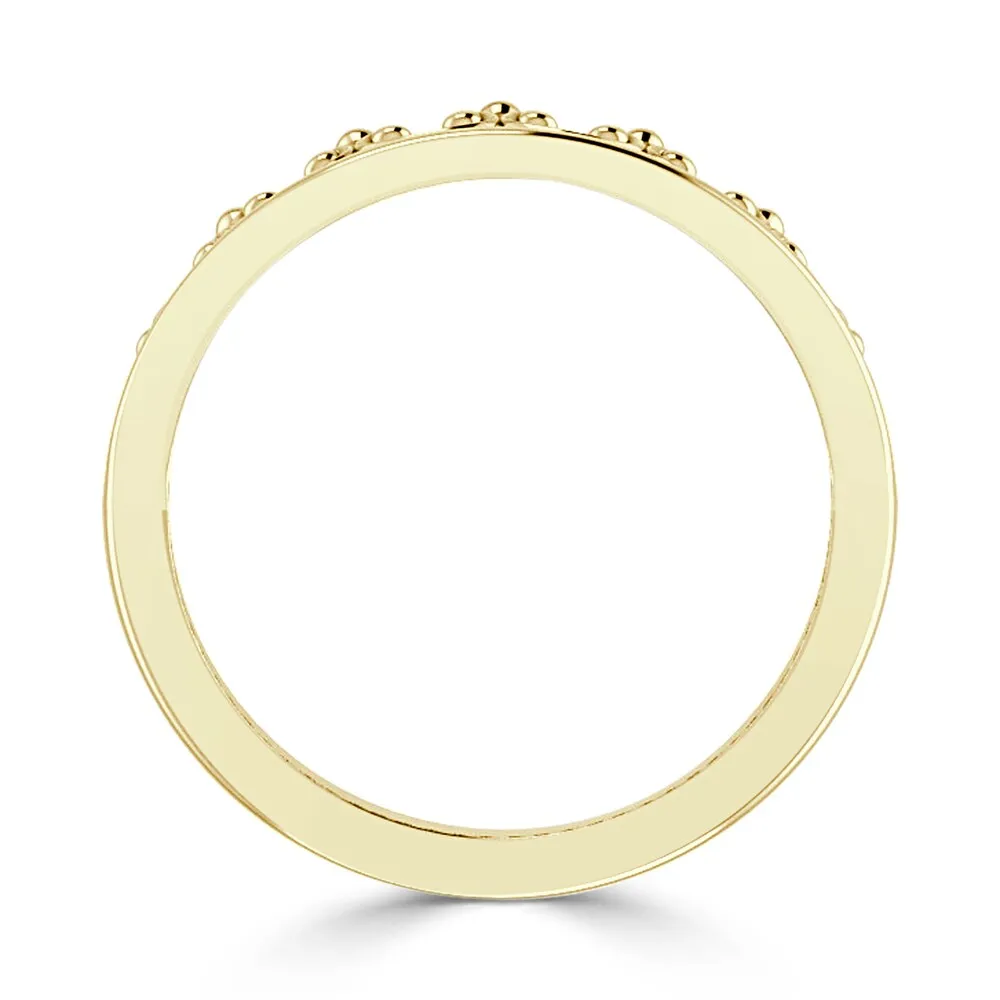 Auriya Stackable Tiara Crown Wedding Band 10K Gold sold by Zulily product image thumbnail 5