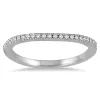 1/8 Carat TW Diamond Band in 14K White Gold sold by Zulily