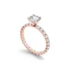De Couer 14k Rose Gold 2 1/2ct TDW Diamond Engagement Ring sold by Zulily