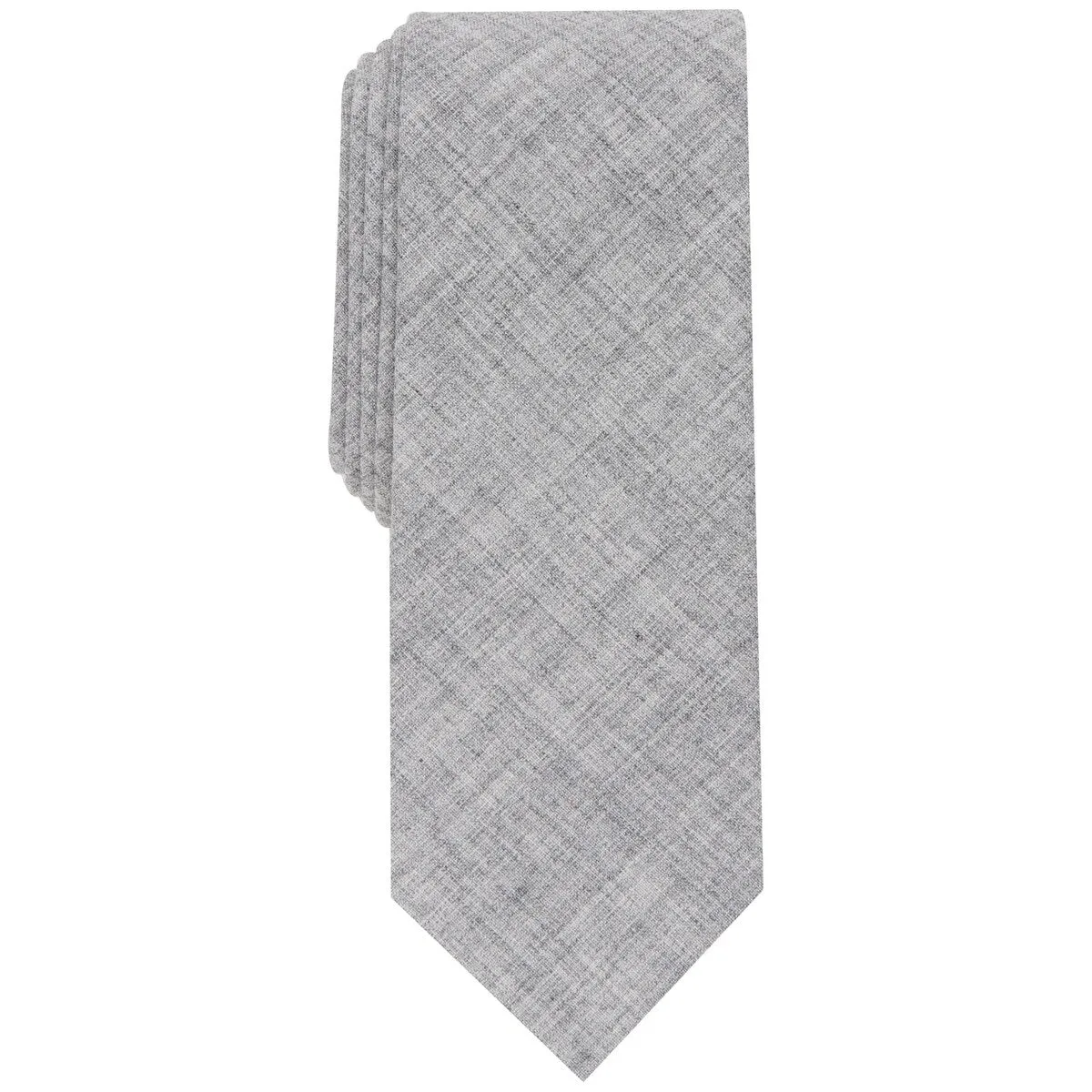 Bar III Men's Grenier Solid Tie Gray Size Regular sold by Zulily