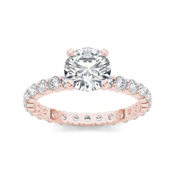 De Couer 14k Rose Gold 2 1/2ct TDW Diamond Engagement Ring sold by Zulily