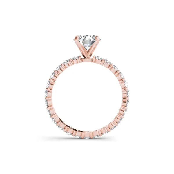 De Couer 14k Rose Gold 2 1/2ct TDW Diamond Engagement Ring sold by Zulily product image thumbnail 2