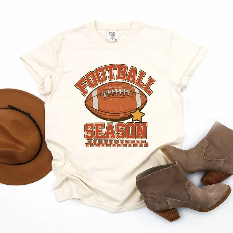 Football Season Star Garment Dyed Tee sold by Zulily
