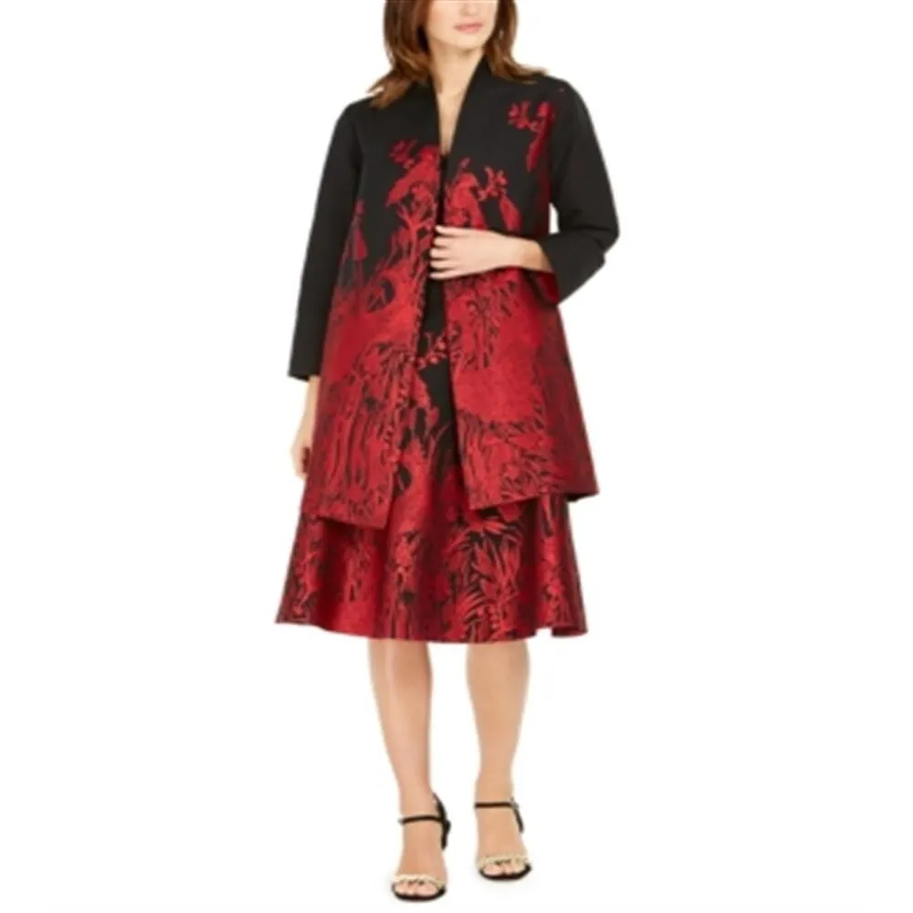 Natori Women's Floral Blazer Evening Jacket Black Size X-Small sold by Zulily
