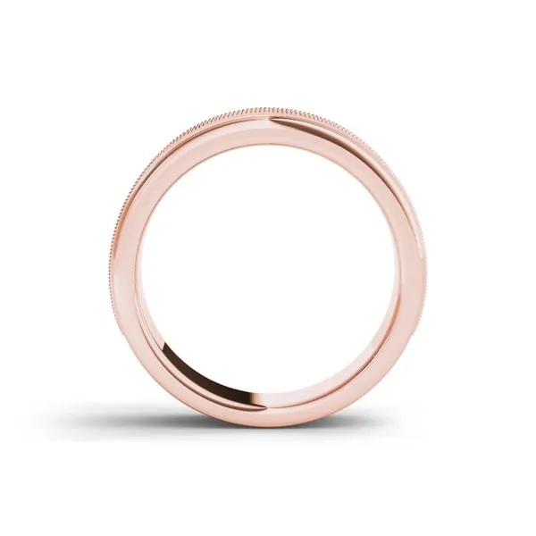 De Couer 14k Rose Gold 1/3ct TDW Diamond Men's Wedding Band - Pink sold by Zulily product image thumbnail 3