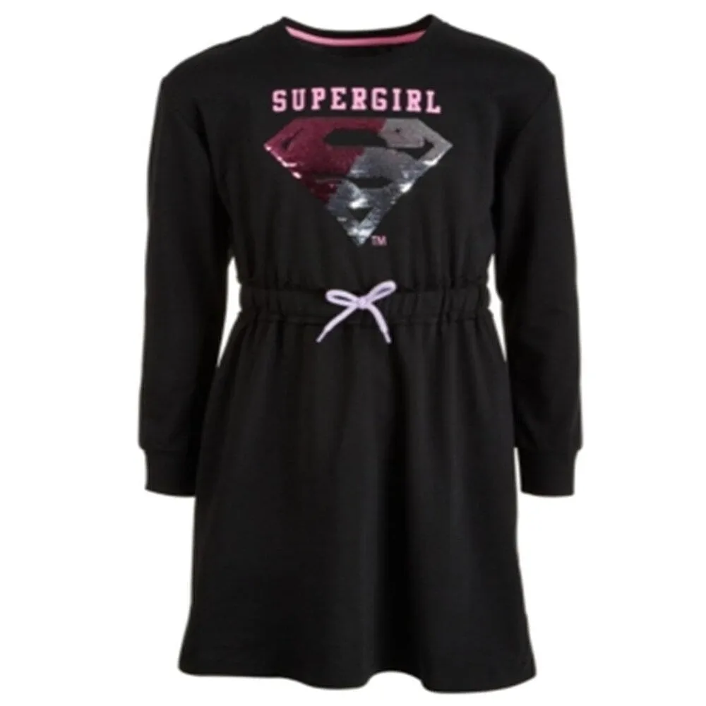 DC Comics Big Girl's Supergirl Dress Black Size Medium - M sold by Zulily