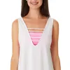 California Waves Women's Juniors' Strappy Swim Cover-Up Dress Swimsuit White Size Medium sold by Zulily