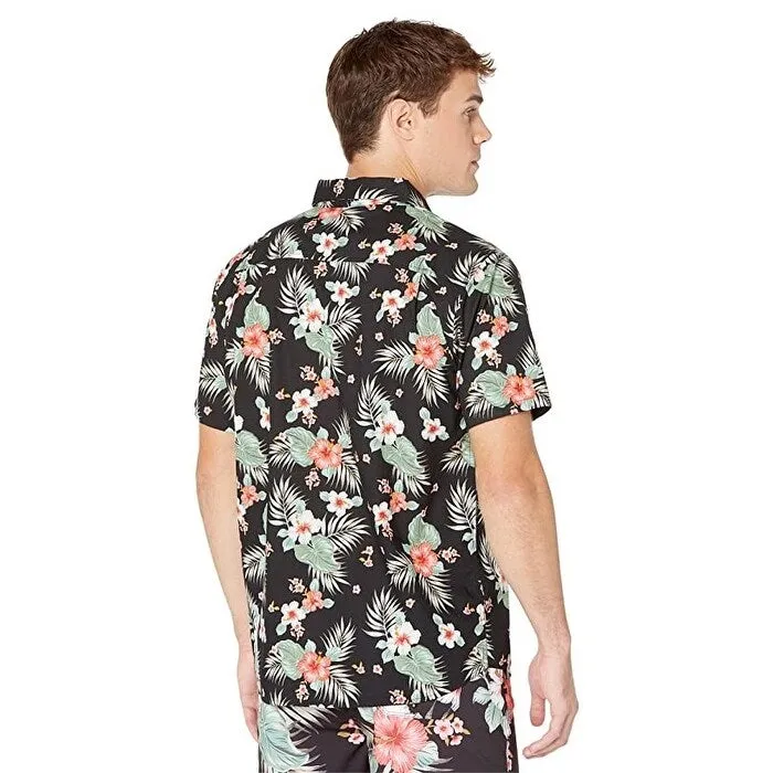 Hurley Men's Wedge Woven Short Sleeve Button-Up Shirt Black Size XX-Large sold by Zulily product image thumbnail 2