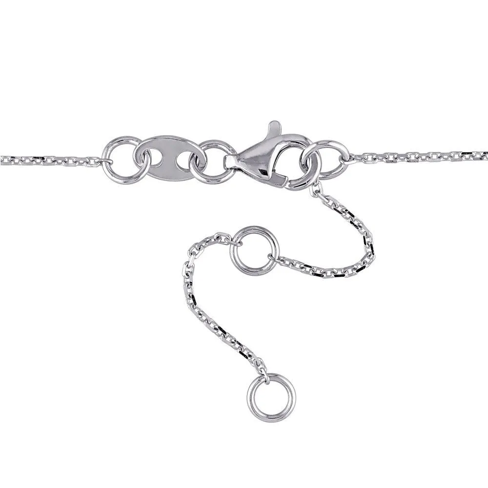 Miadora 14k White Gold 3/4ct TDW Diamond Necklace sold by Zulily product image thumbnail 4