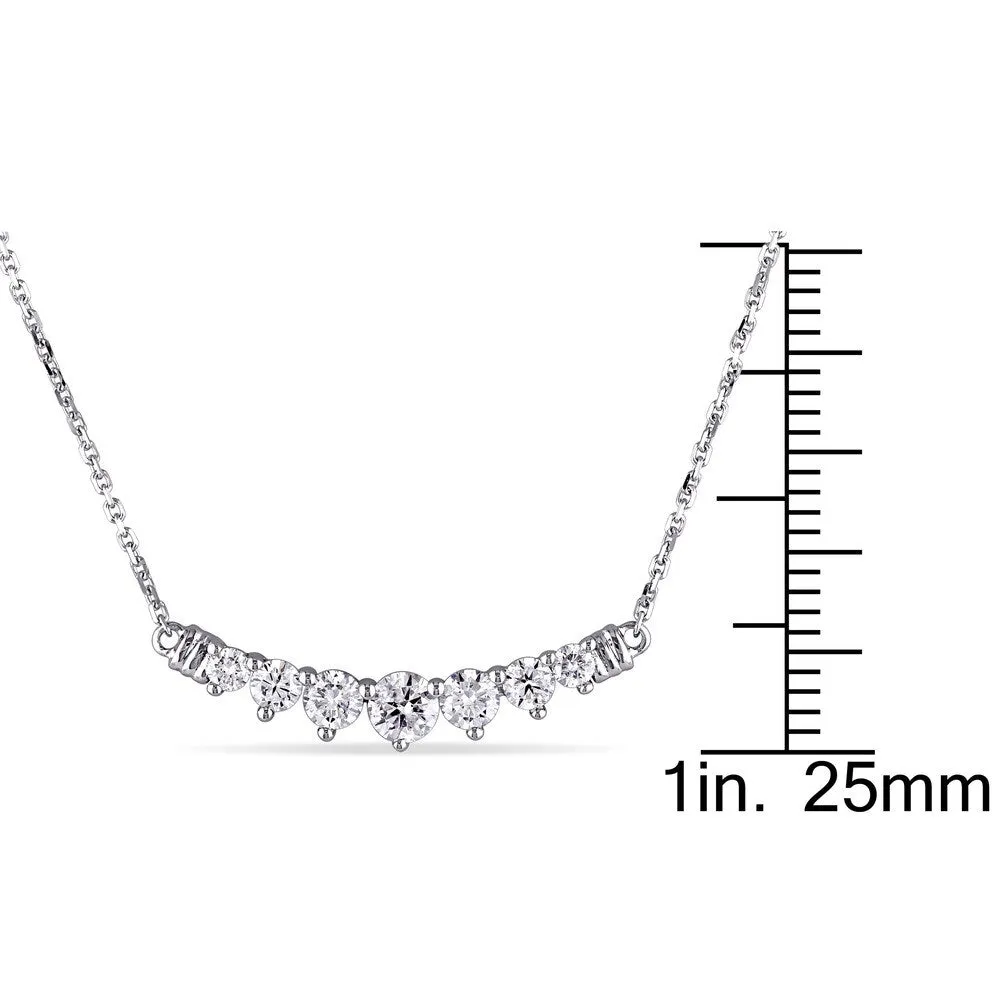 Miadora 14k White Gold 3/4ct TDW Diamond Necklace sold by Zulily product image thumbnail 5