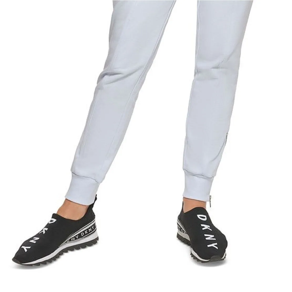DKNY Women's Sport Cotton Drawstring Jogger Pants Blue Size X-Large sold by Zulily product image thumbnail 3
