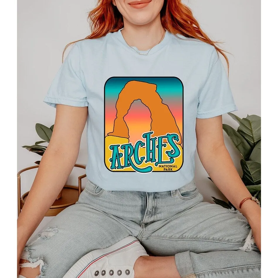 Vintage Arches Garment Dyed Tee sold by Zulily product image thumbnail 2