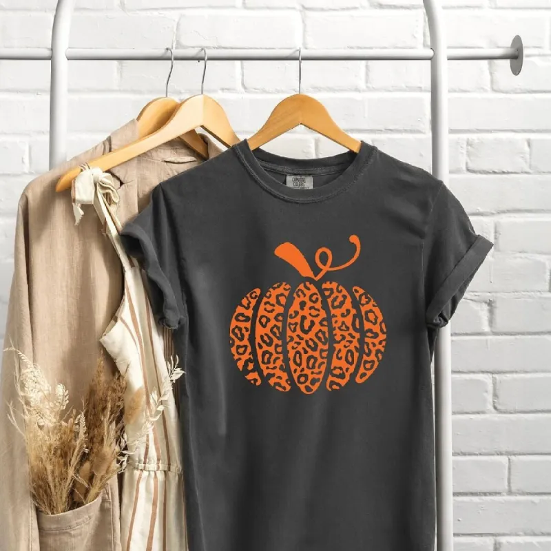 Orange Leopard Pumpkin Garment Dyed Tee sold by Zulily