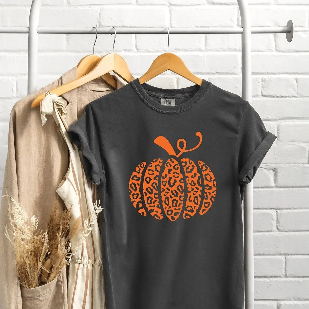 Orange Leopard Pumpkin Garment Dyed Tee sold by Zulily