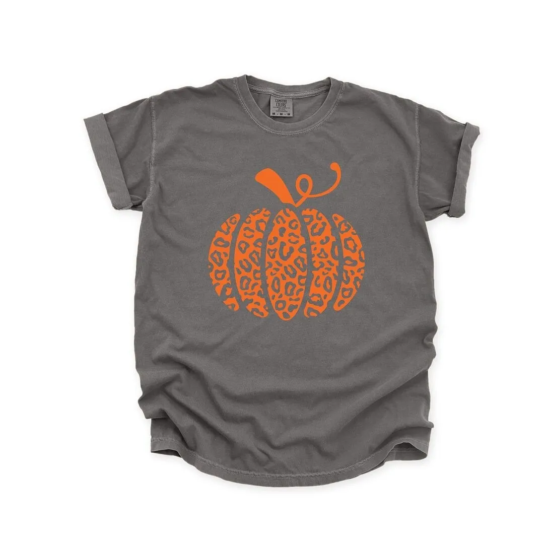Orange Leopard Pumpkin Garment Dyed Tee sold by Zulily product image thumbnail 2