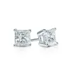 Auriya 18-karat Gold Lab Grown 0.40 carat TDW Princess Diamond Stud Earrings 4-Prong Basket Screw-back sold by Zulily