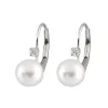 14k Gold Freshwater AA Pearl Leverback Earrings (6-7mm) - White sold by Zulily
