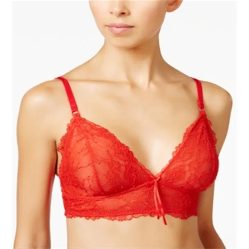 Heidi By Heidi Klum Women's Sheer Natural Lift Soft Cup Bra Red Size Small - S sold by Zulily