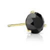 Auriya 14k Gold 1 1/4ct TDW Round SINGLE (1) Black Diamond Stud Earring sold by Zulily