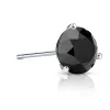Auriya 14k Gold 1 1/4ct TDW Round SINGLE (1) Black Diamond Stud Earring sold by Zulily