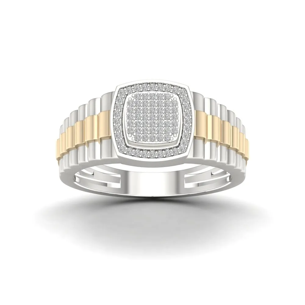 De Couer IGI Certified 1/4ct TDW Diamond Men's Ring sold by Zulily product image thumbnail 2